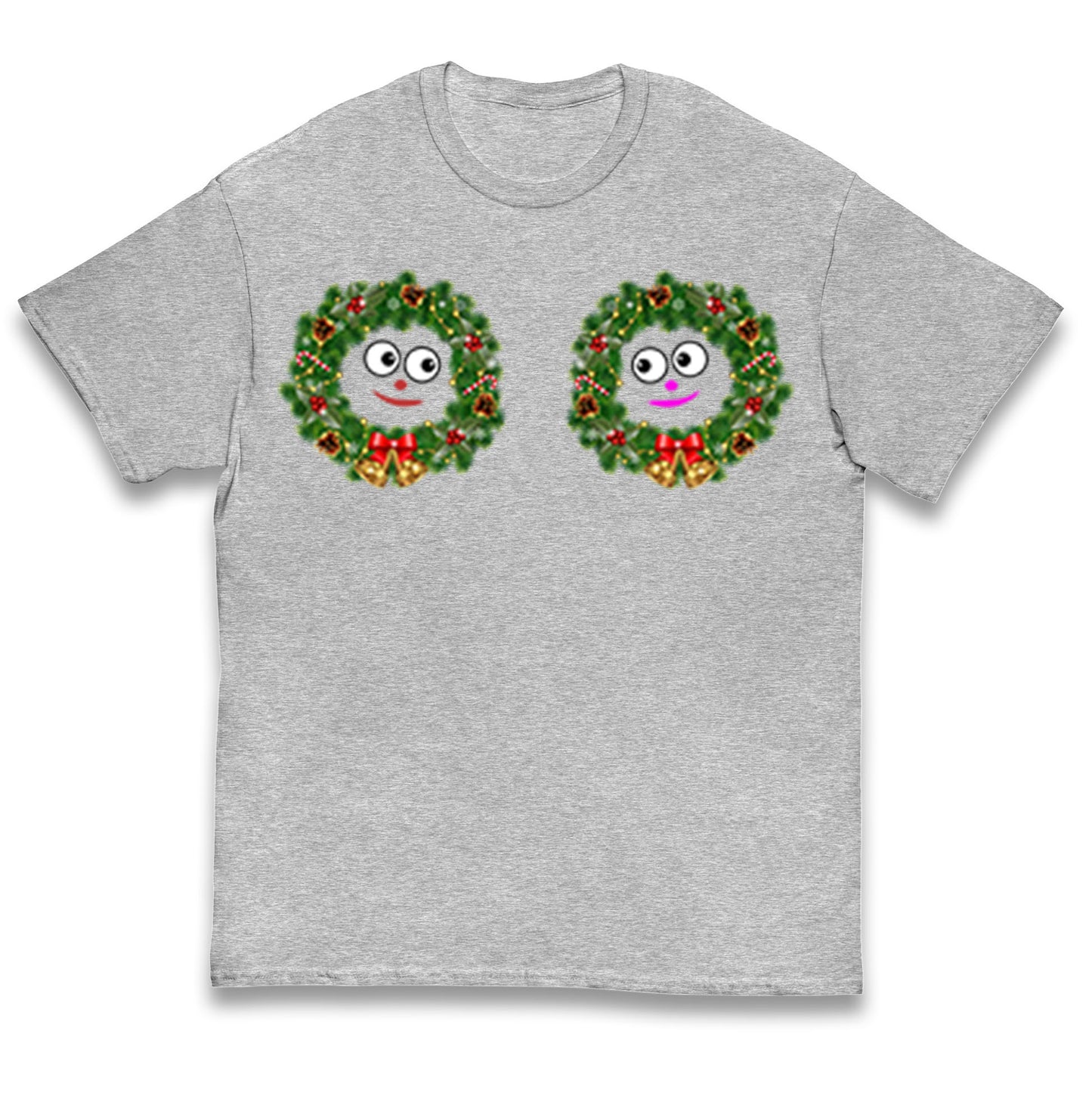 Christmas Decoration Rings Smiley Funny T Shirt