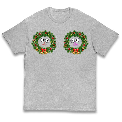 Christmas Decoration Rings Smiley Funny T Shirt