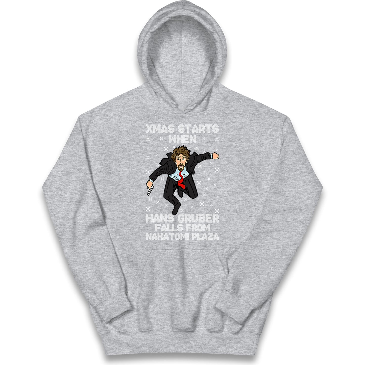 hans gruber falling hoodie