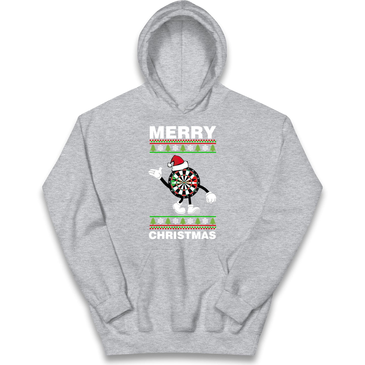 dartboard christmas santa costume hoodie