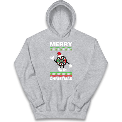 dartboard christmas santa costume hoodie