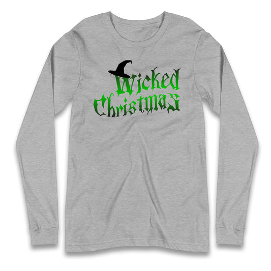 wicked christmas long sleeve t shirt