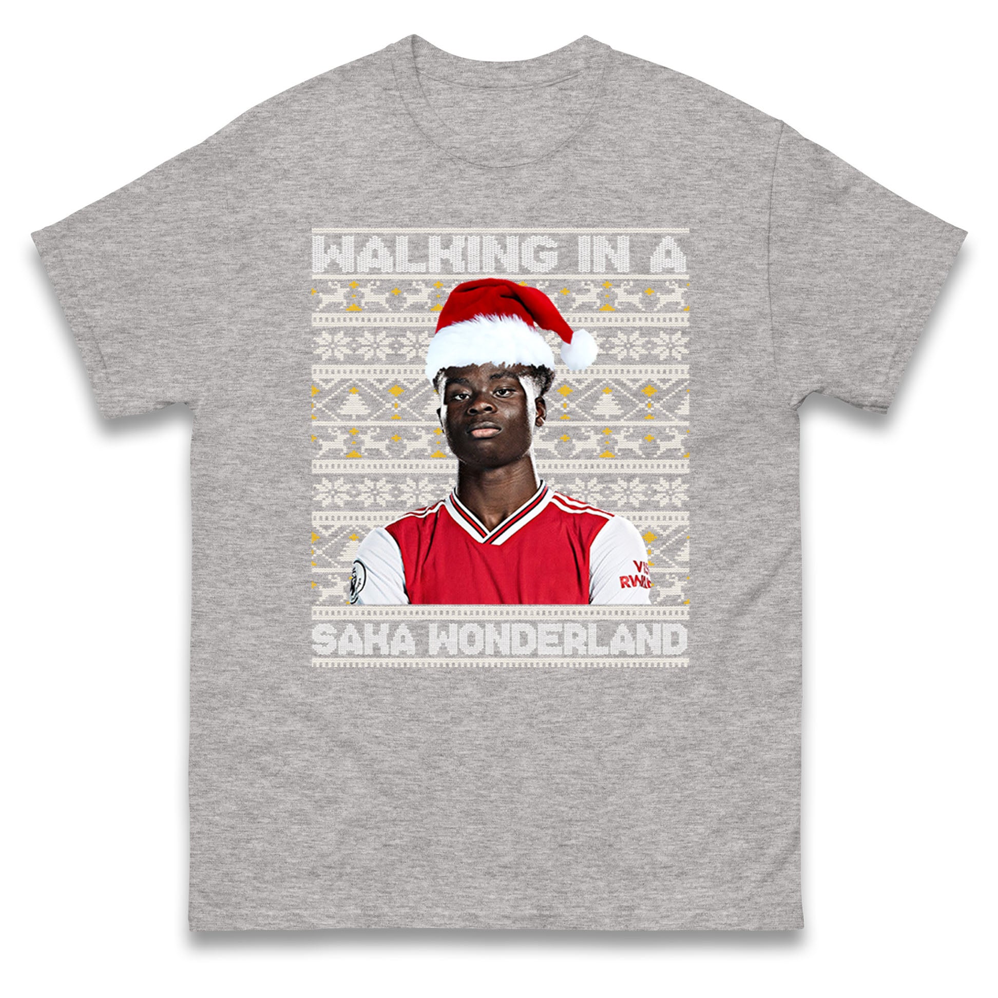 bukayo saka christmas t shirt