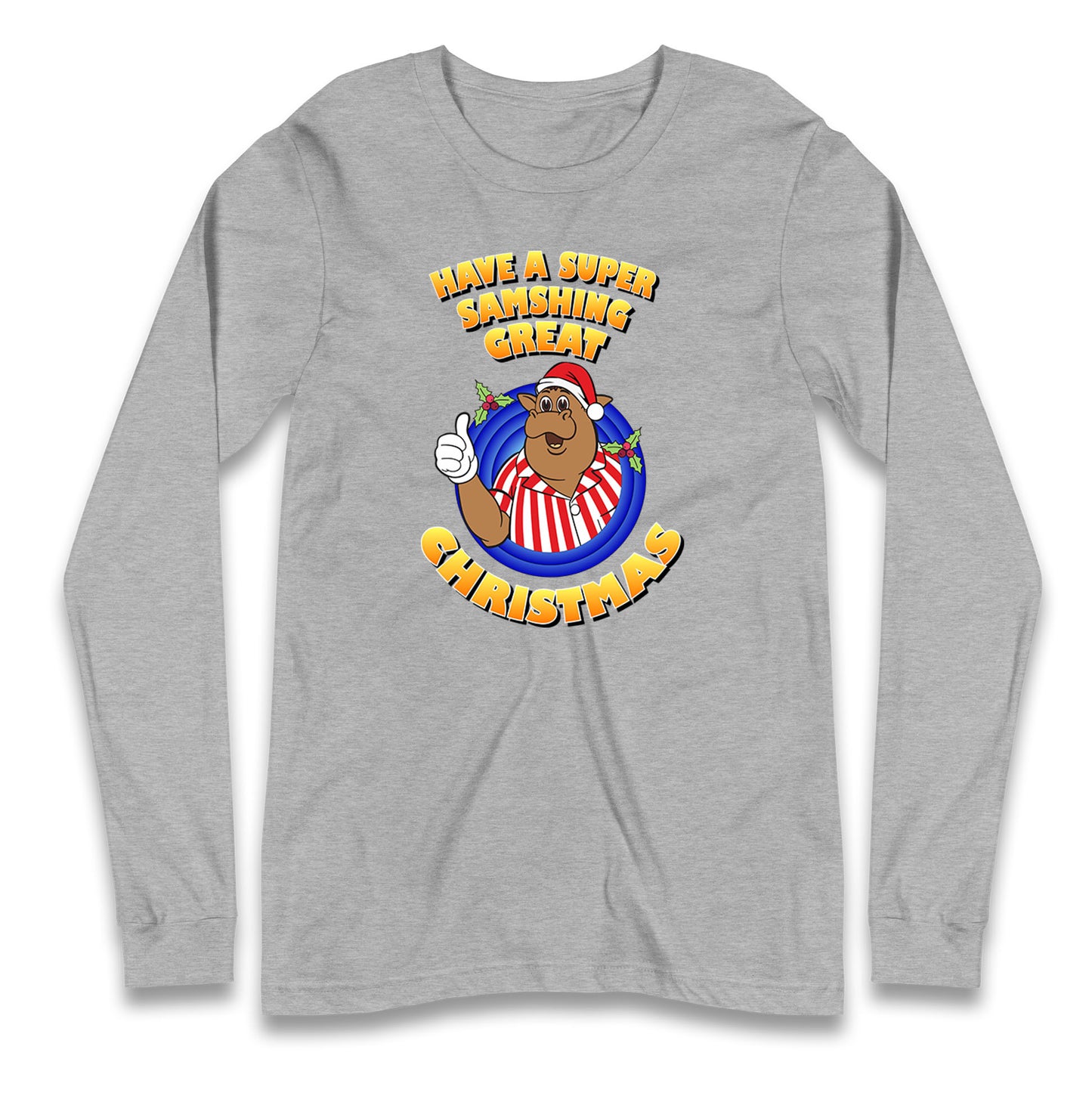 bullseye christmas long sleeve t shirt