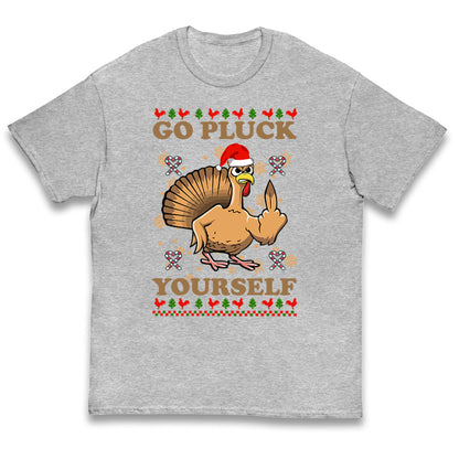 Christmas Go Pluck Yourself Funny T Shirt