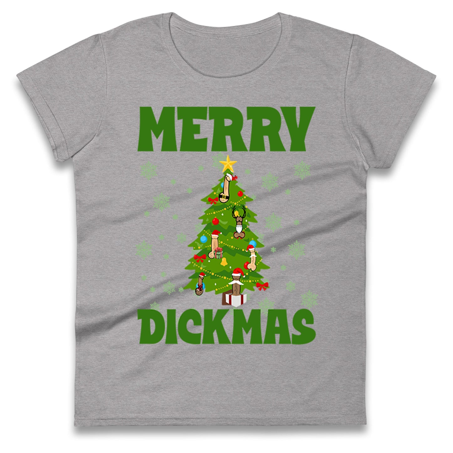 Merry Dickmas Funny Christmas T Shirt