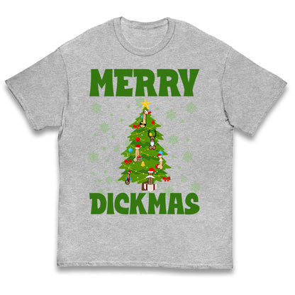 Merry Dickmas Funny Christmas T Shirt