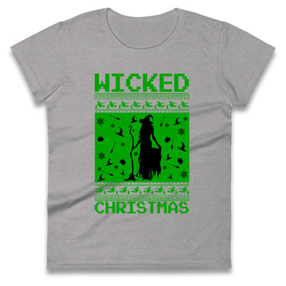 wicked christmas womens t shirt