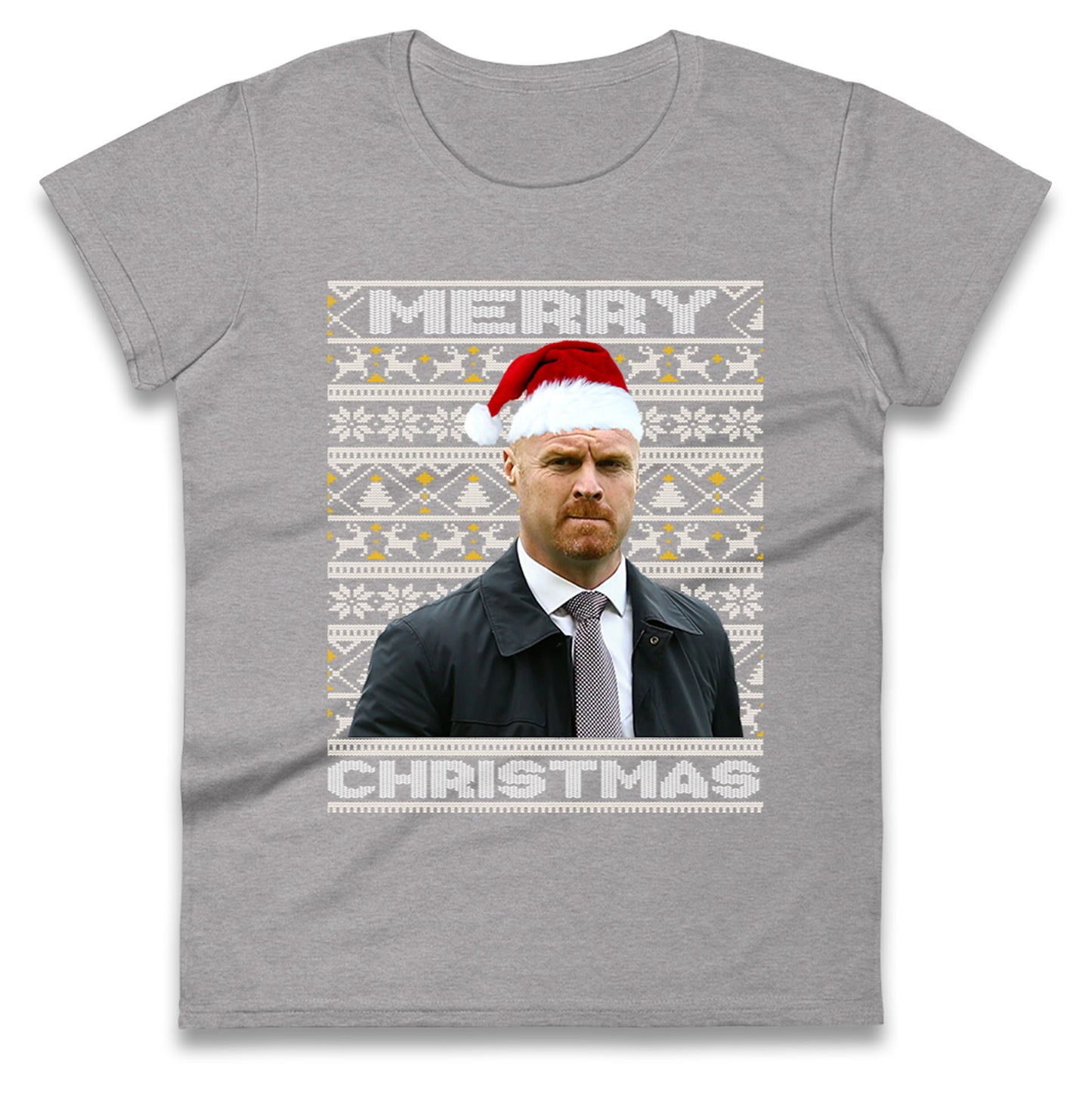 sean dyche christmas womens t shirt