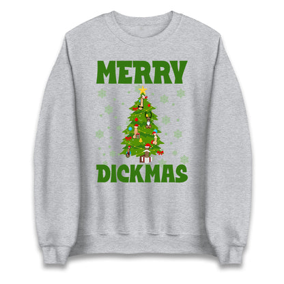 Merry Dickmas Funny Christmas Sweatshirt