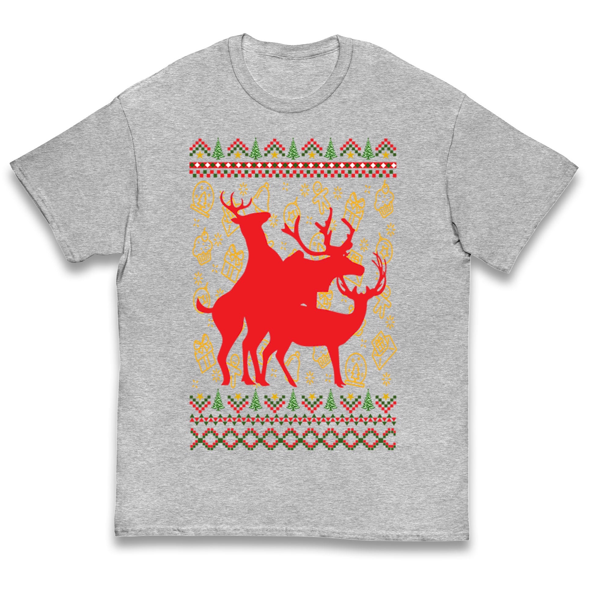 Reindeer Making Fun Christmas T Shirt