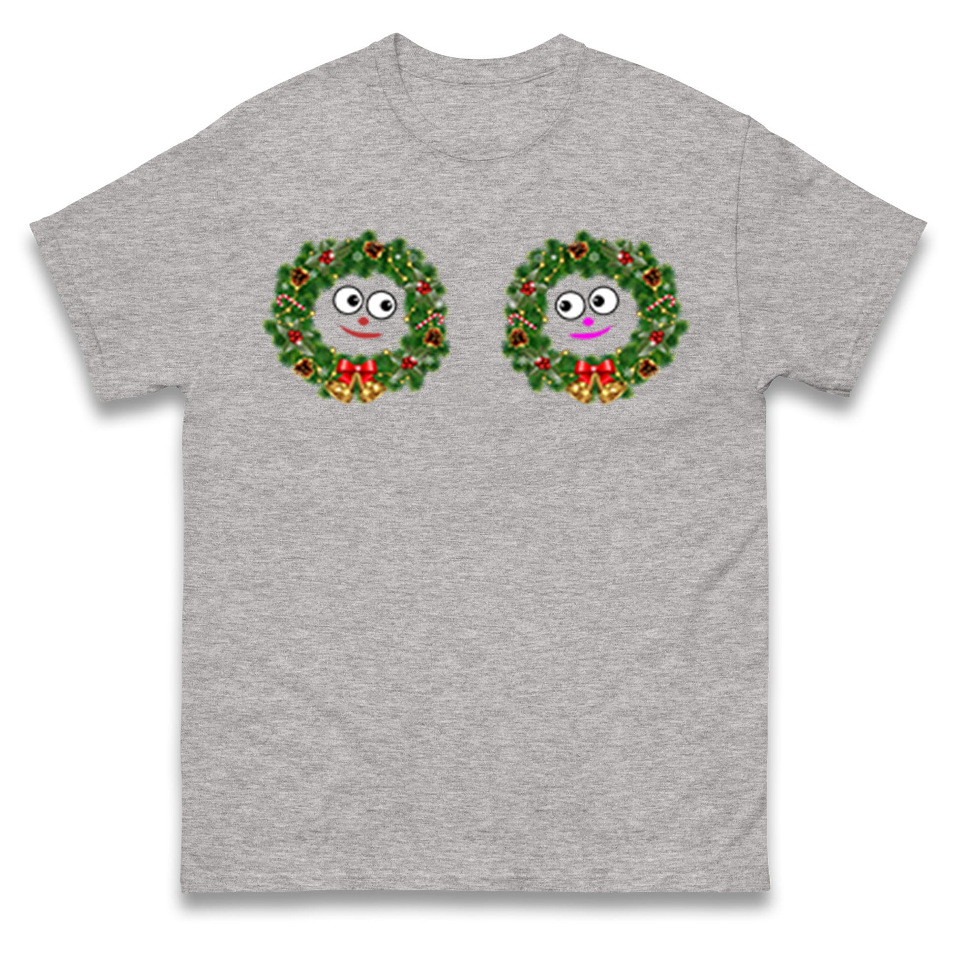 Christmas Decoration Rings Smiley Funny T Shirt