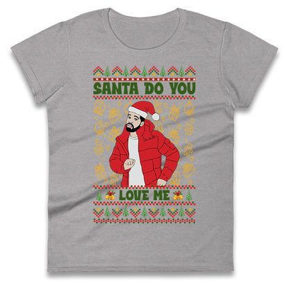 drake christmas womens t shirt