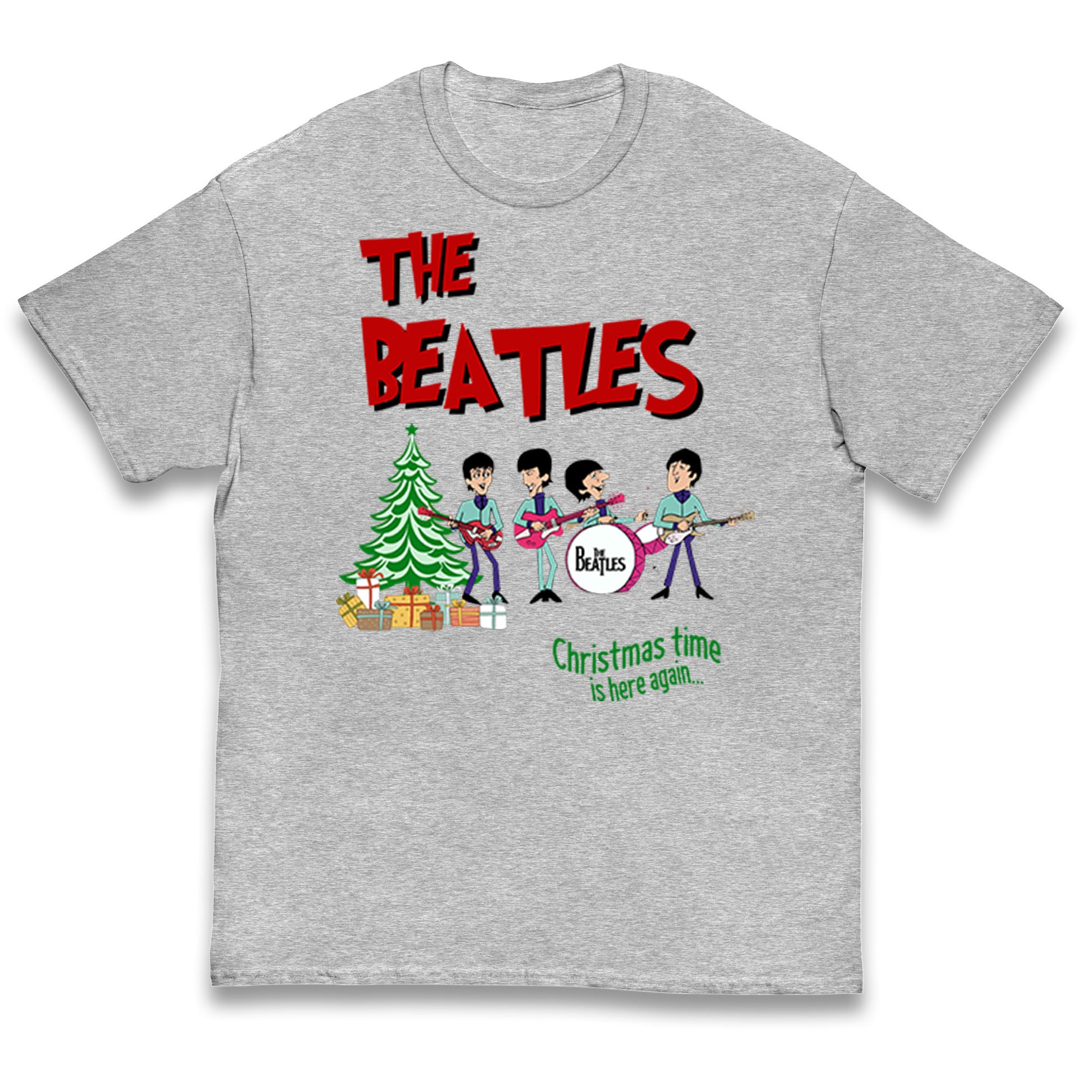 beatles christmas t shirt