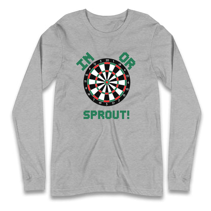 dartboard christmas long sleeve t shirt