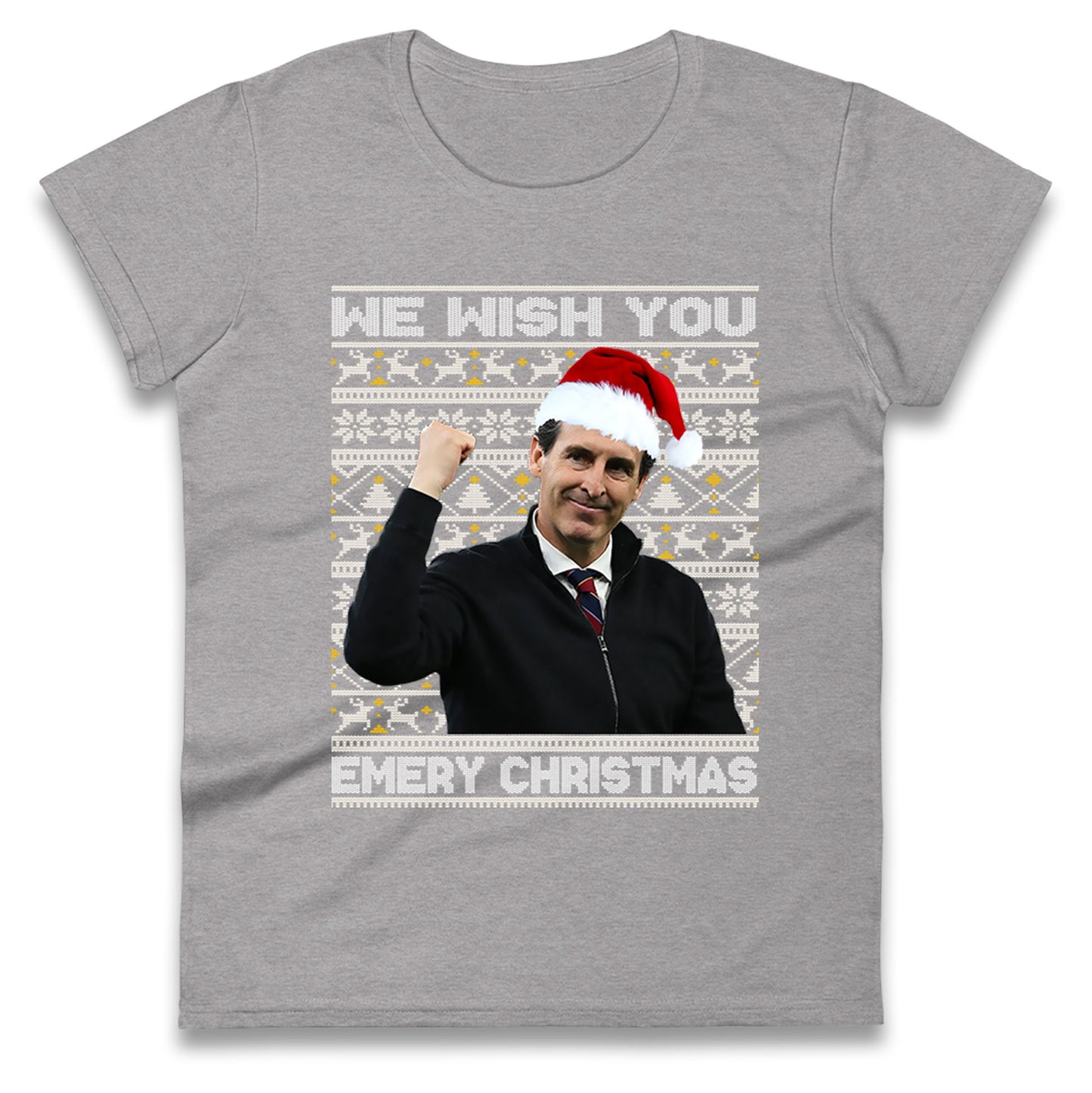 unai emery christmas womens t shirt