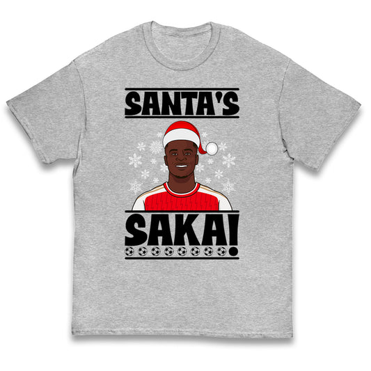 bukayo saka christmas t shirt