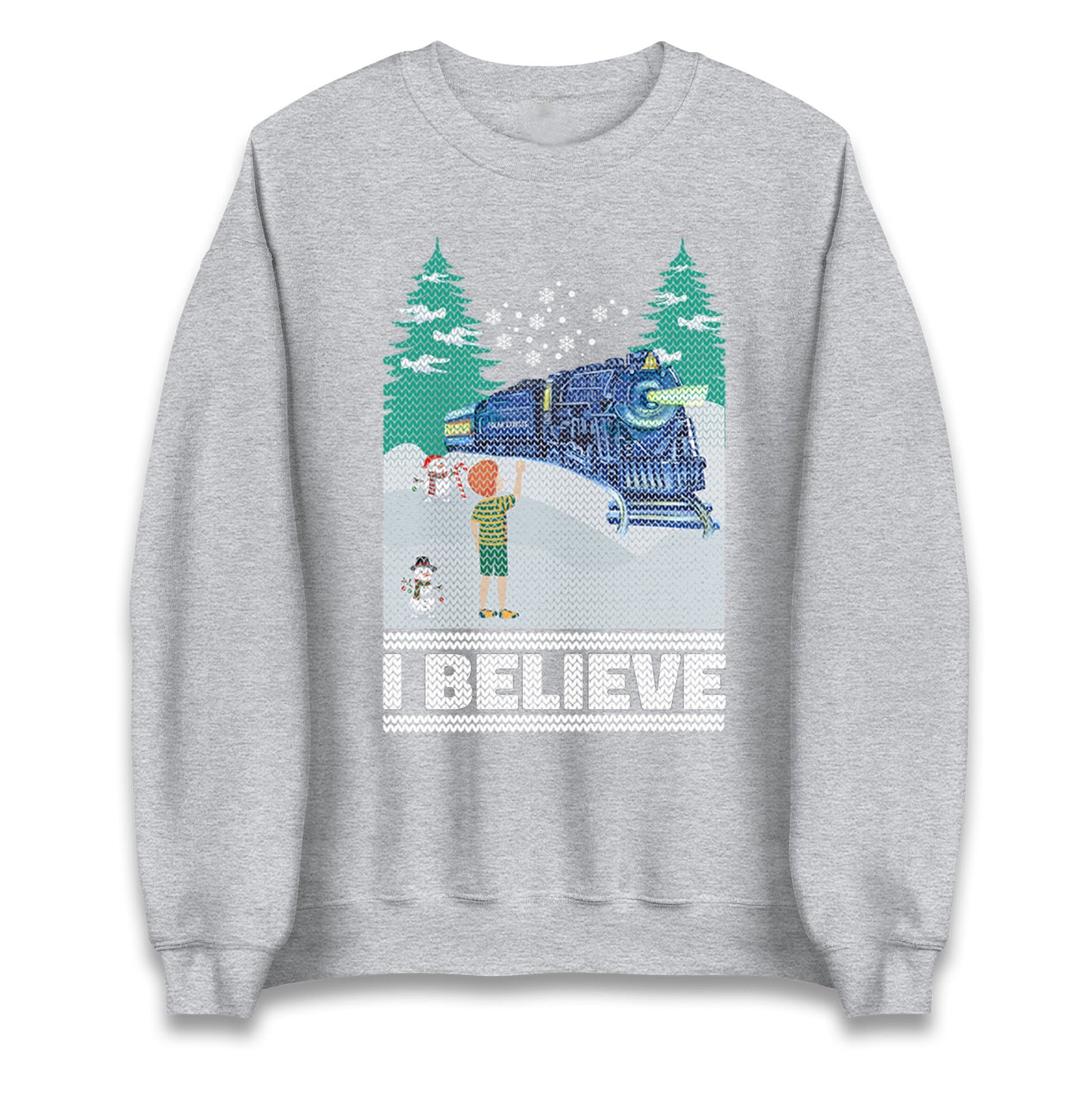 I Beleive Polar Express Christmas Unisex Sweatshirt