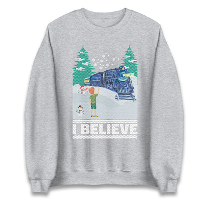 I Beleive Polar Express Christmas Unisex Sweatshirt