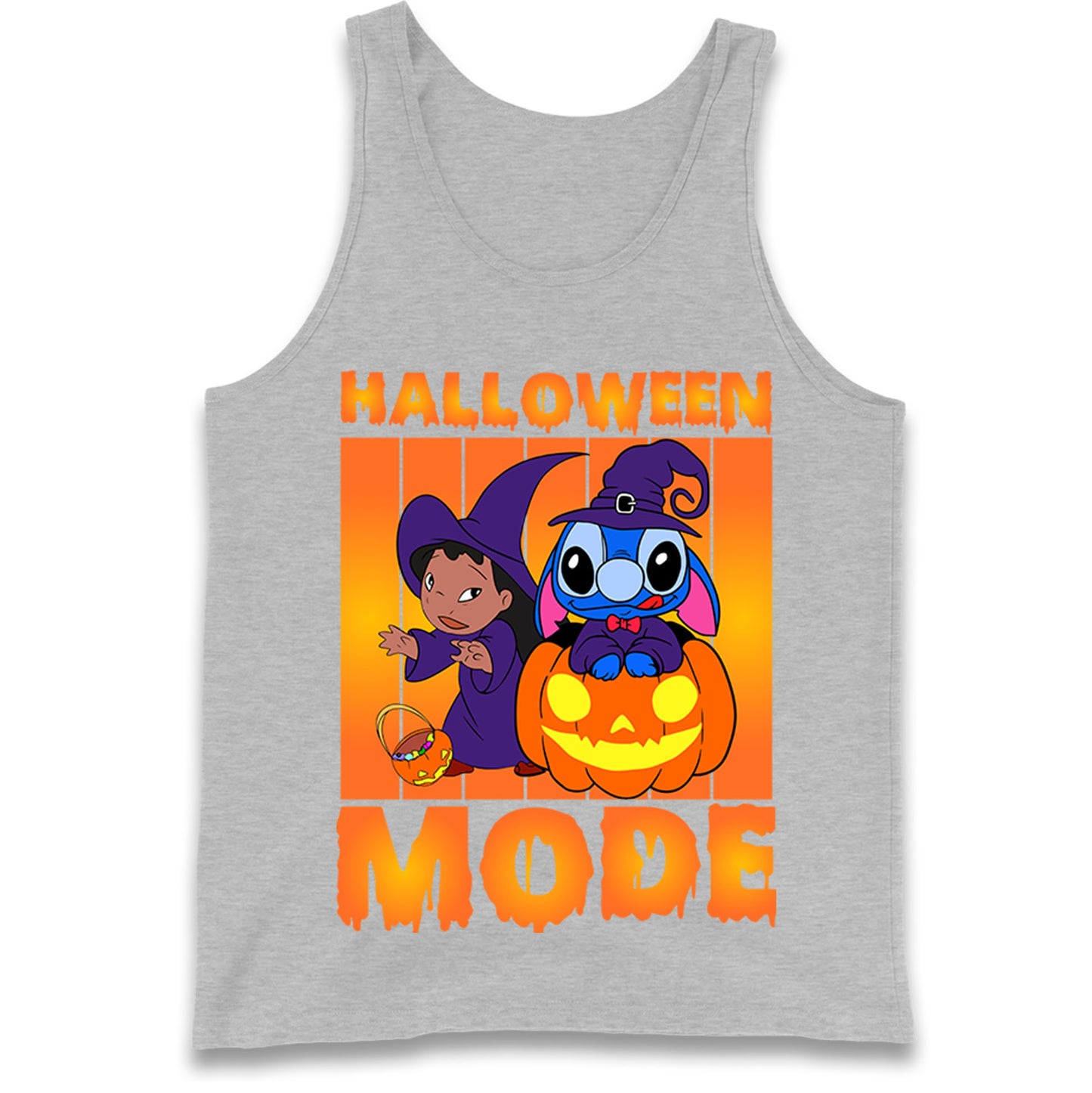 Lilo And Stitch Halloween Mode Tank Top