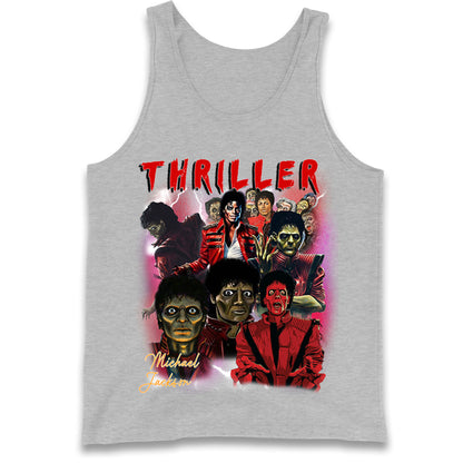 Michael Jackson Thriller Halloween Bootleg Tank Top