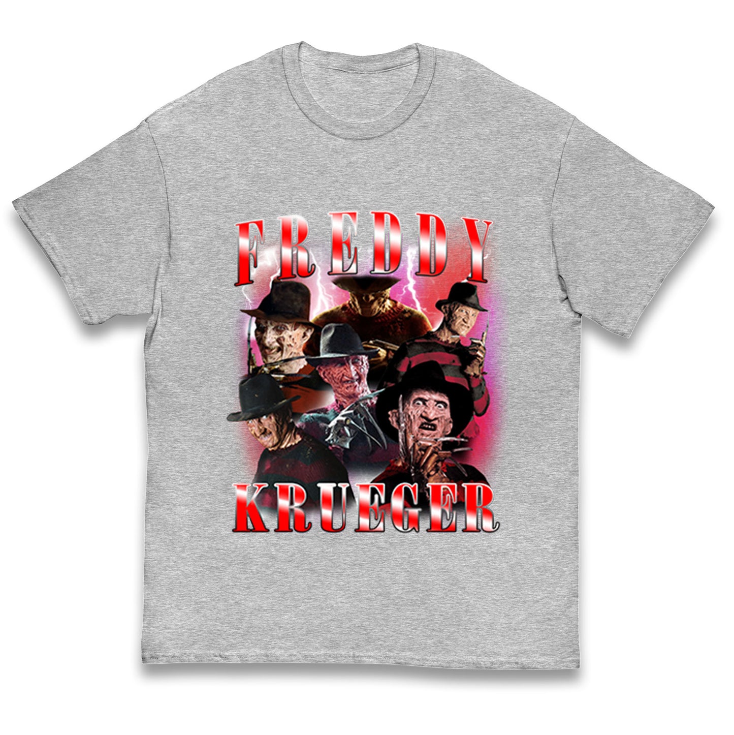 Freddy Krueger Scary Halloween Bootleg Kids T Shirt