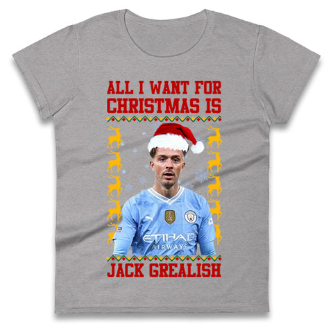 Jack Grealish Christmas Womens t shirt