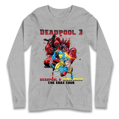 Deadpool and Wolverine The eras Tour Long Sleeve T Shirt