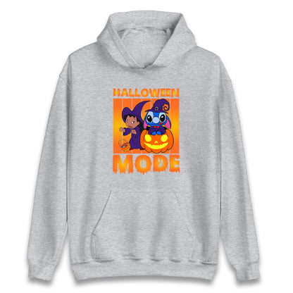 Lilo And Stitch Halloween Mode Unisex Hoodie