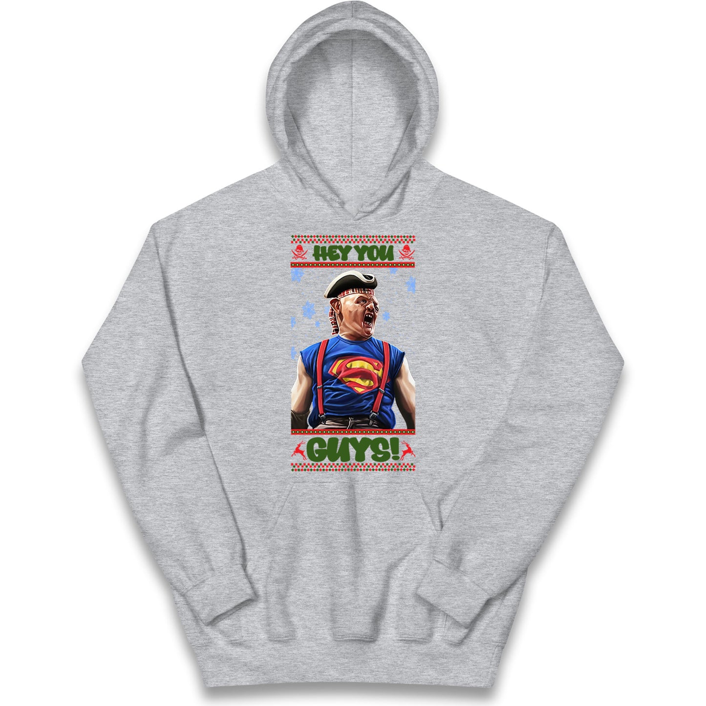 Christmas John Matuszak Sloth The Goonies Kids Hoodie