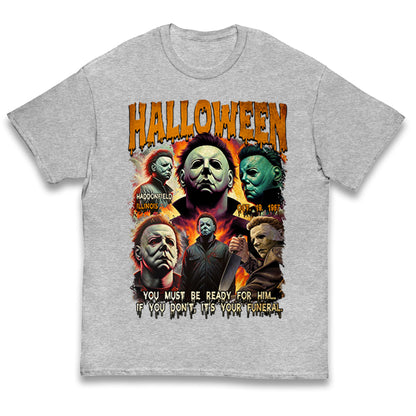 Michael Myers Horror Halloween Bootleg Kids T Shirt