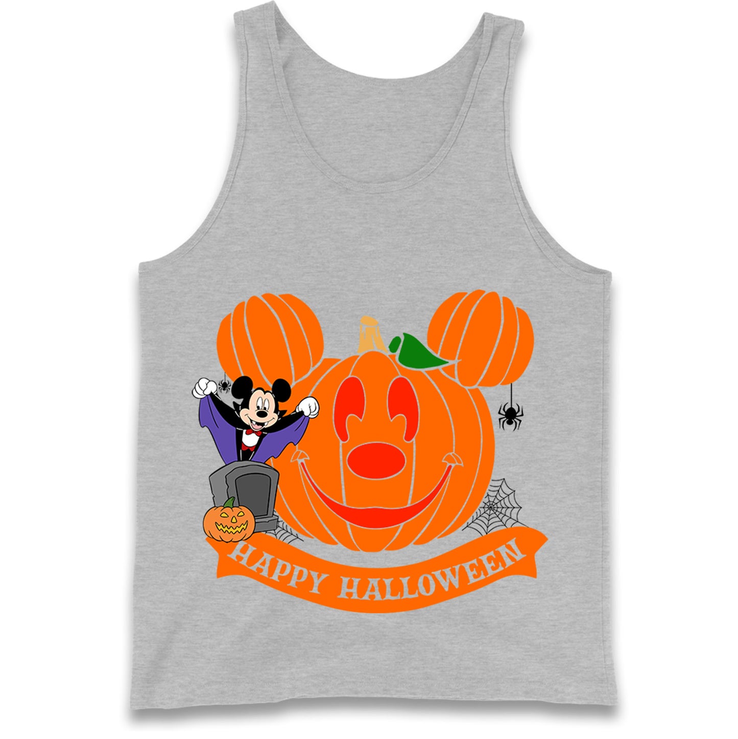 Mickey Mouse Horror Happy Halloween Tank Top