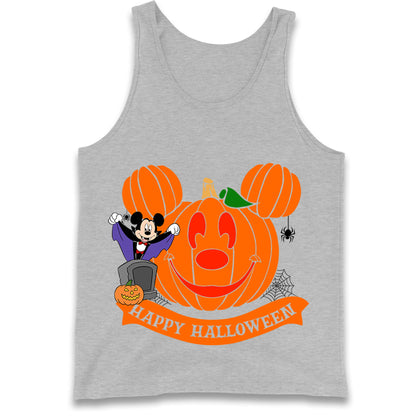 Mickey Mouse Horror Happy Halloween Tank Top