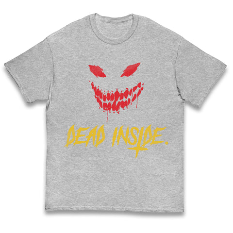 Horror Face Dead Inside Halloween Kids T Shirt