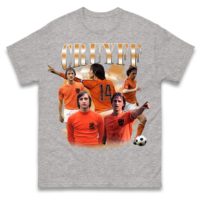 Johan Cruyff Bootleg Football T Shirt