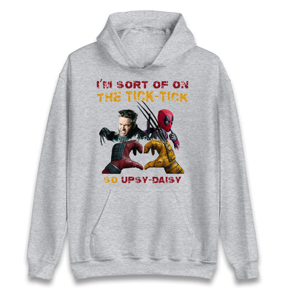 I'm Sort of on The Tick Tick so Upsy Daisy Unisex Hoodie