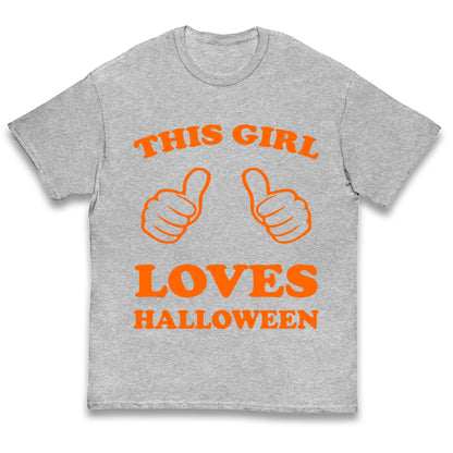 This Girl Loves Halloween T Shirt
