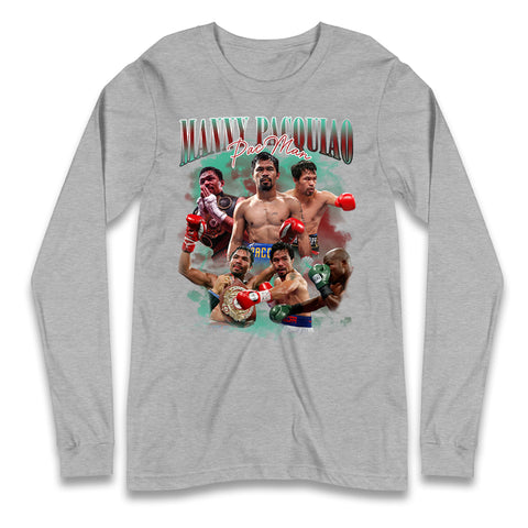 Manny Pacquiao Long Sleeve T Shirt