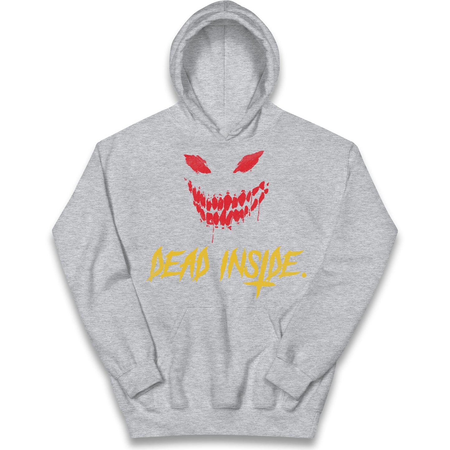 Horror Face Dead Inside Halloween Kids Hoodie