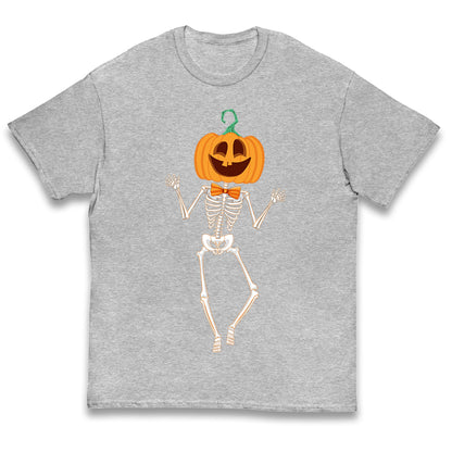 Pumpkin Skeleton Halloween T Shirt
