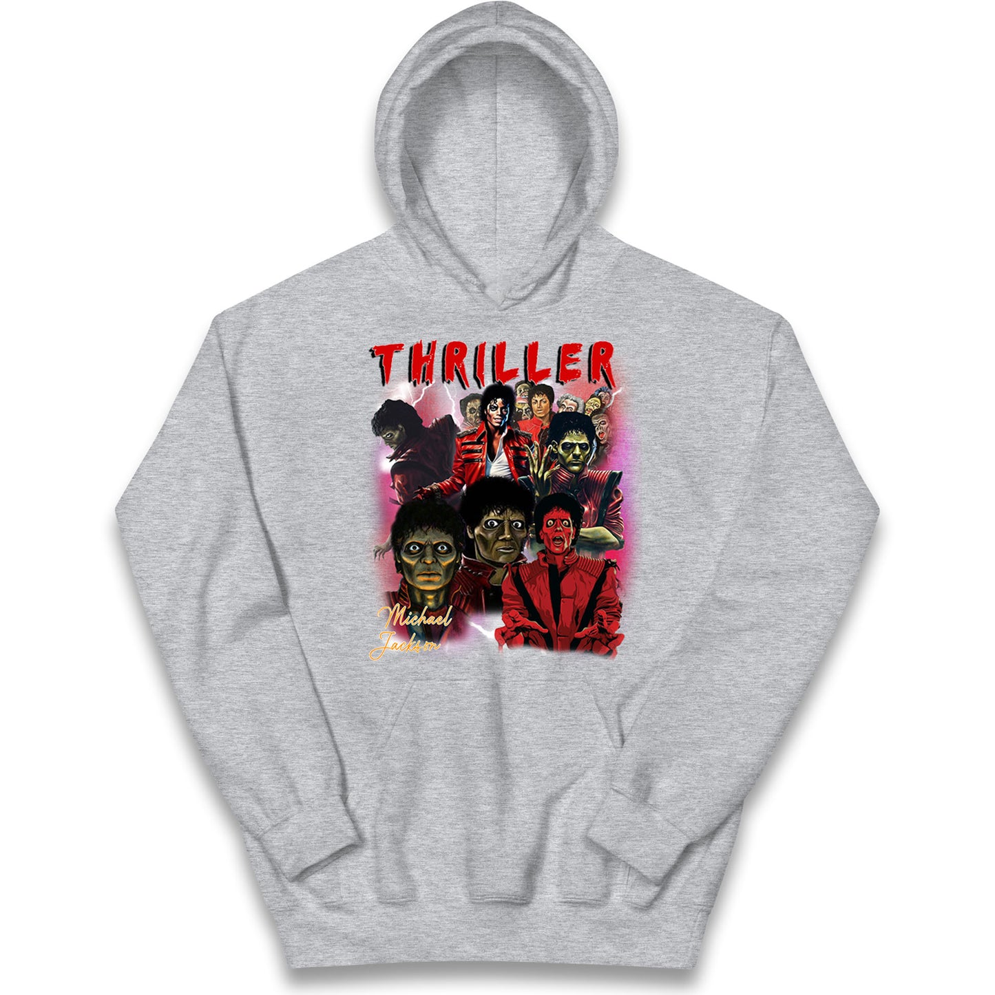 Michael Jackson Thriller Halloween Bootleg Kids Hoodie