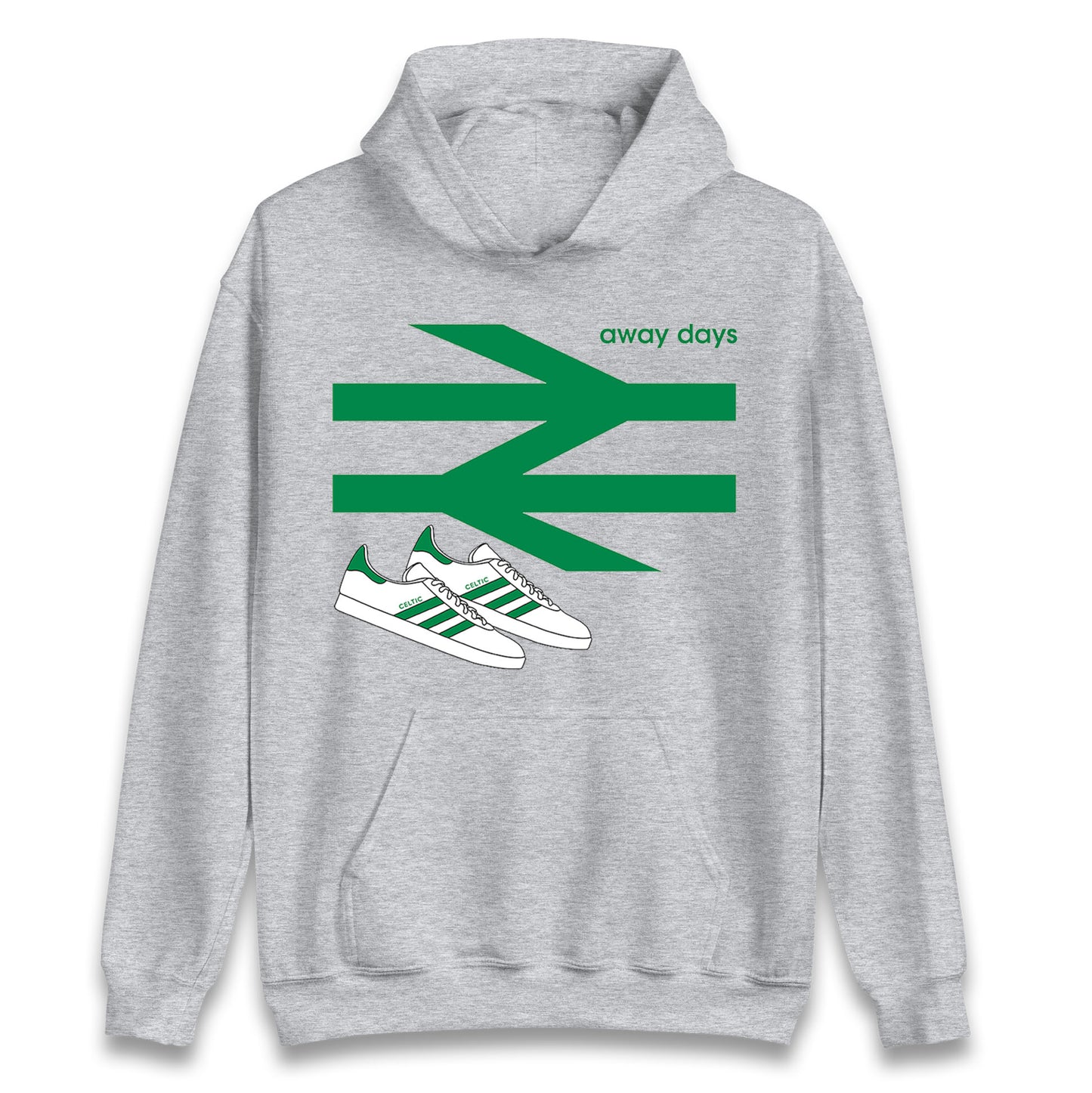 Away Days Celtic Football Club Supporter Unisex Hoodie