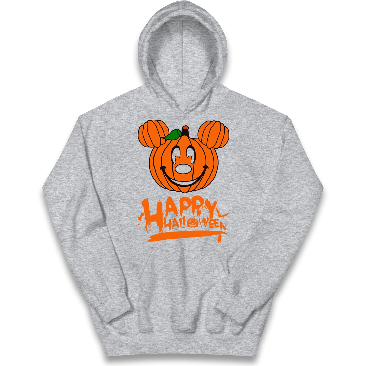 Mickey Mouse Pumpkin Happy Halloween Kids Hoodie