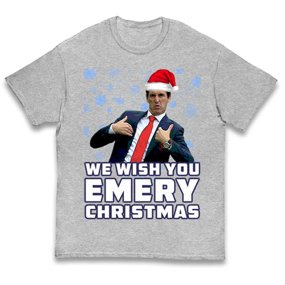 We Wish You Emery Christmas Kids T Shirt