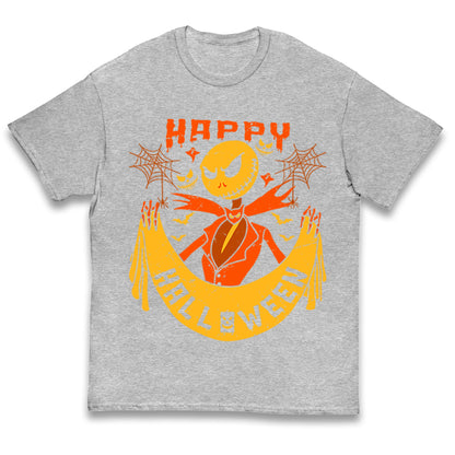 Jack Skellington Happy Halloween Kids T Shirt