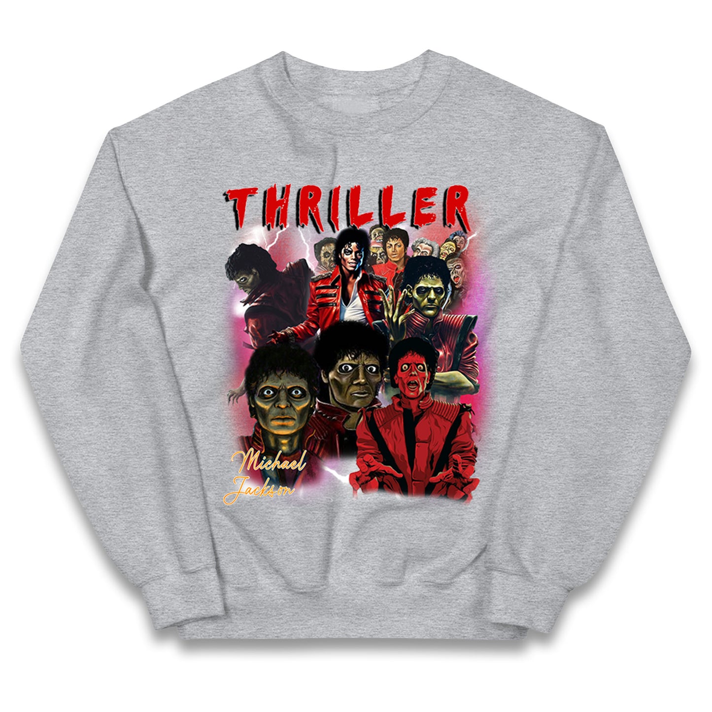 Michael Jackson Thriller Halloween Bootleg Kids Jumper