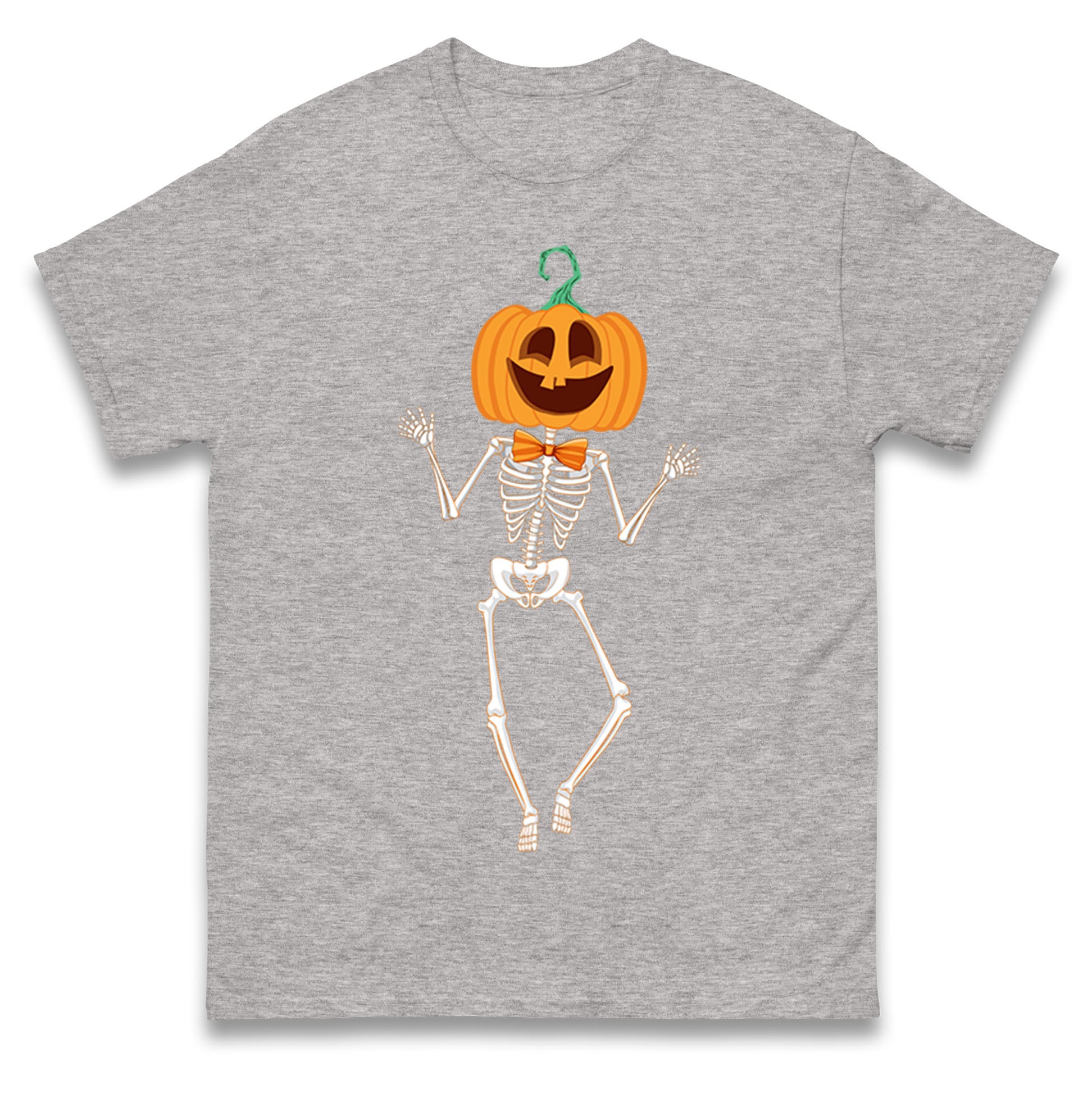 Pumpkin Skeleton T Shirts
