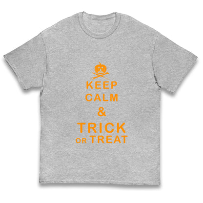 Keep Calm And Trick Or Treat Halloween T Shirt
