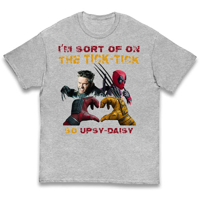 I'm Sort of on The Tick Tick so Upsy Daisy Kids T Shirt