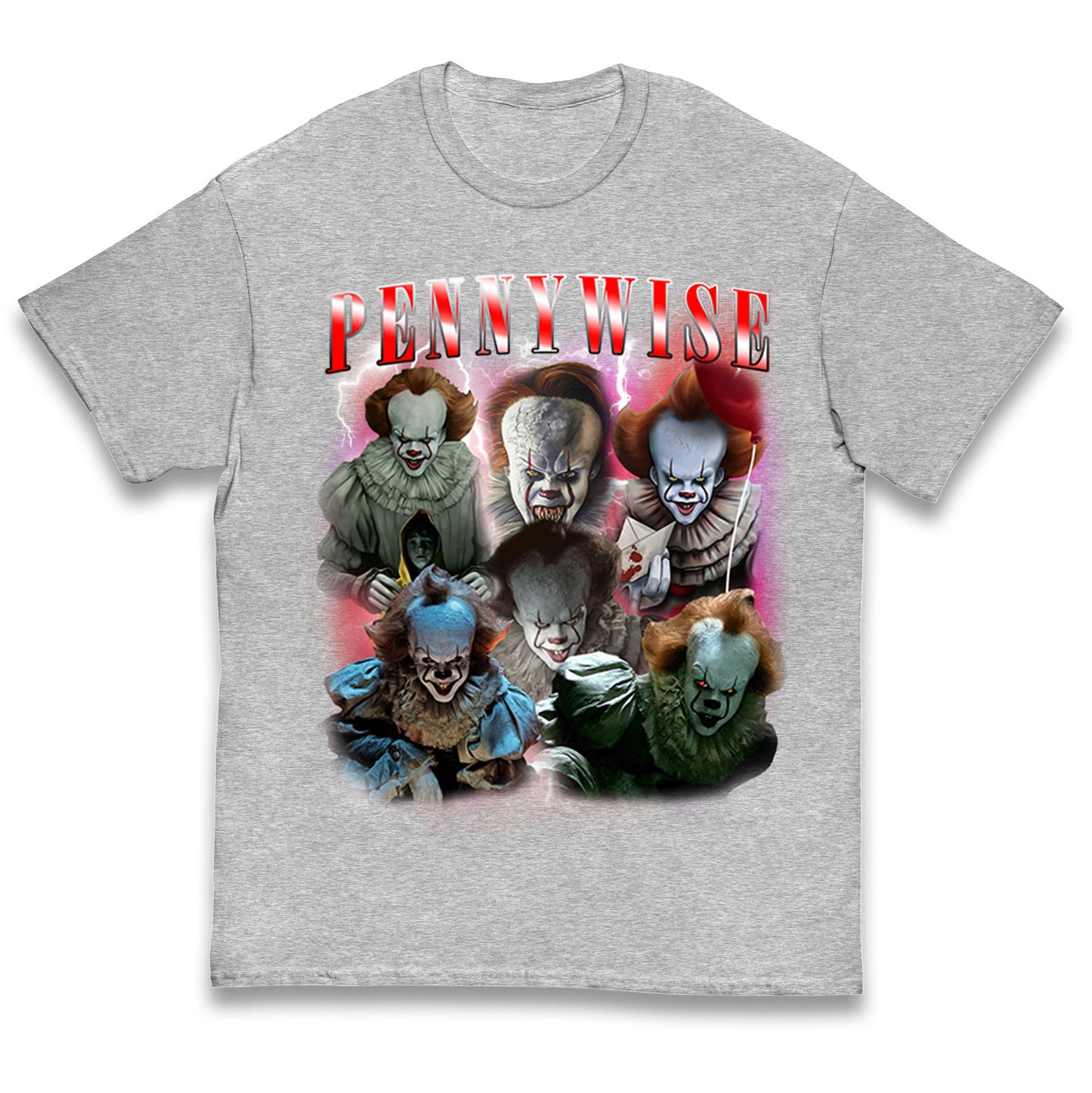 The Clown Pennywise Scary Halloween Bootleg Kids T Shirt